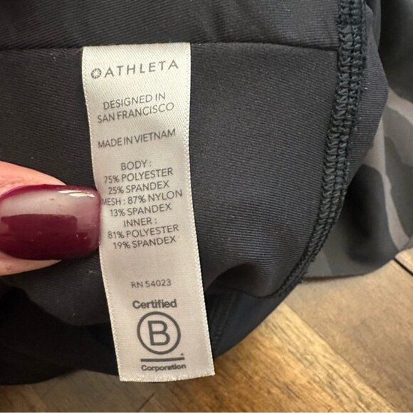 Athleta Match Point Skort Black Camo Size Large - Picture 8 of 12